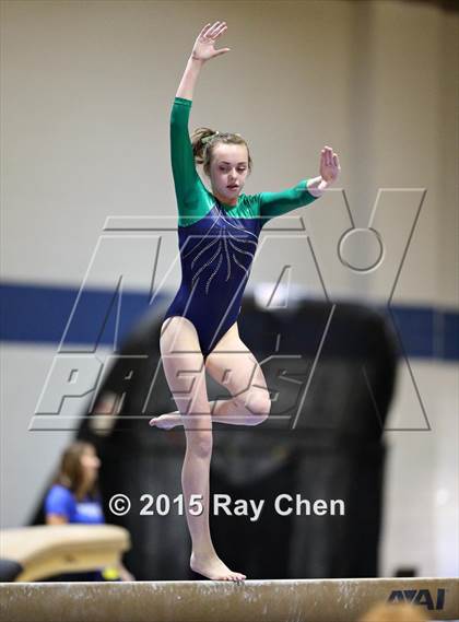 Thumbnail 2 in CHSAA 5A Gymnastics Championships (Day 1 First Half) photogallery.
