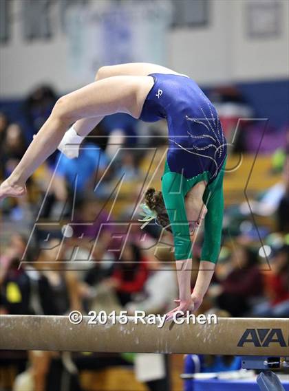 Thumbnail 2 in CHSAA 5A Gymnastics Championships (Day 1 First Half) photogallery.