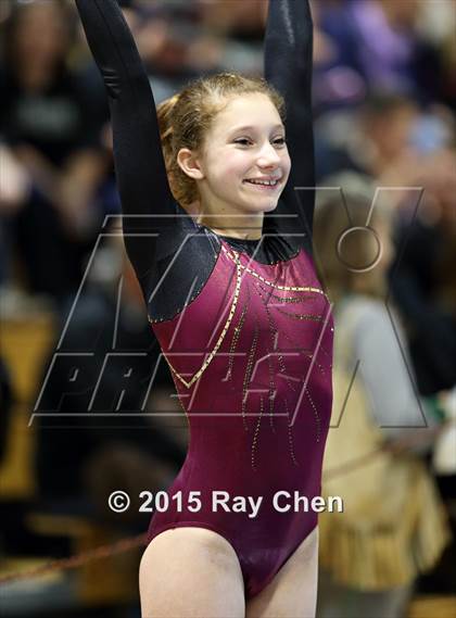 Thumbnail 3 in CHSAA 5A Gymnastics Championships (Day 1 First Half) photogallery.