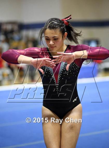 Thumbnail 2 in CHSAA 5A Gymnastics Championships (Day 1 First Half) photogallery.