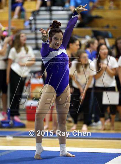 Thumbnail 2 in CHSAA 5A Gymnastics Championships (Day 1 First Half) photogallery.