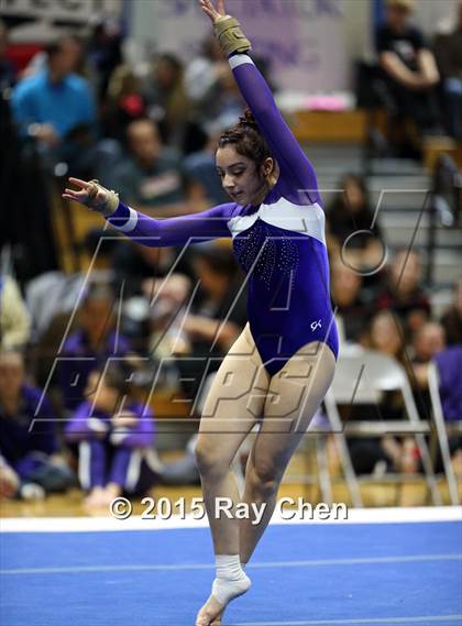 Thumbnail 3 in CHSAA 5A Gymnastics Championships (Day 1 First Half) photogallery.