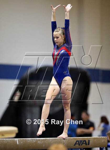Thumbnail 2 in CHSAA 5A Gymnastics Championships (Day 1 First Half) photogallery.