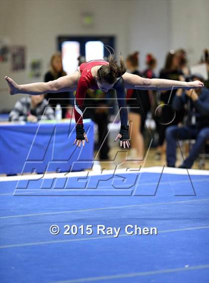 Thumbnail 1 in CHSAA 5A Gymnastics Championships (Day 1 First Half) photogallery.