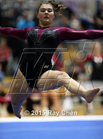 Thumbnail 1 in CHSAA 5A Gymnastics Championships (Day 1 First Half) photogallery.