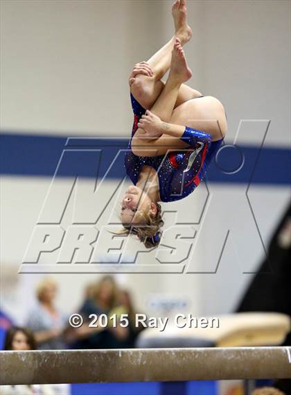 Thumbnail 3 in CHSAA 5A Gymnastics Championships (Day 1 First Half) photogallery.