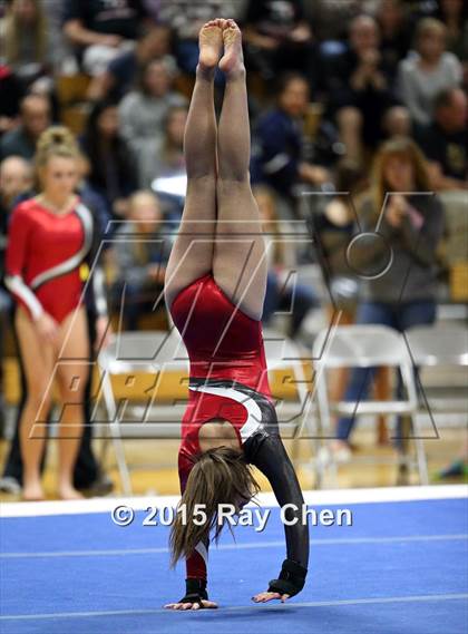 Thumbnail 2 in CHSAA 5A Gymnastics Championships (Day 1 First Half) photogallery.