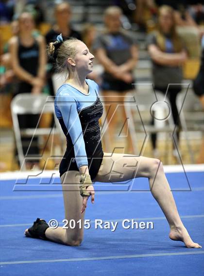 Thumbnail 3 in CHSAA 5A Gymnastics Championships (Day 1 First Half) photogallery.