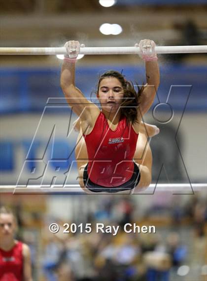 Thumbnail 1 in CHSAA 5A Gymnastics Championships (Day 1 First Half) photogallery.