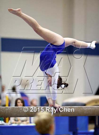 Thumbnail 1 in CHSAA 5A Gymnastics Championships (Day 1 First Half) photogallery.