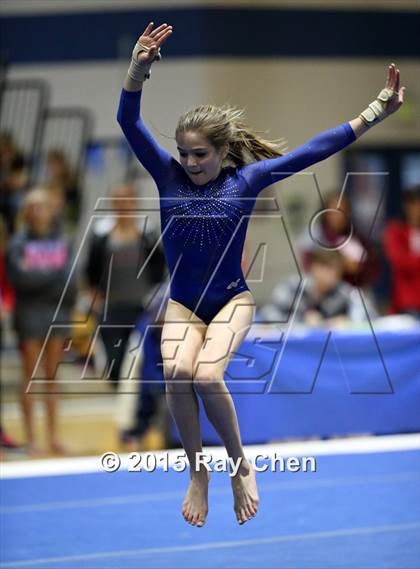 Thumbnail 3 in CHSAA 5A Gymnastics Championships (Day 1 First Half) photogallery.