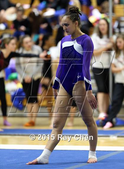 Thumbnail 2 in CHSAA 5A Gymnastics Championships (Day 1 First Half) photogallery.