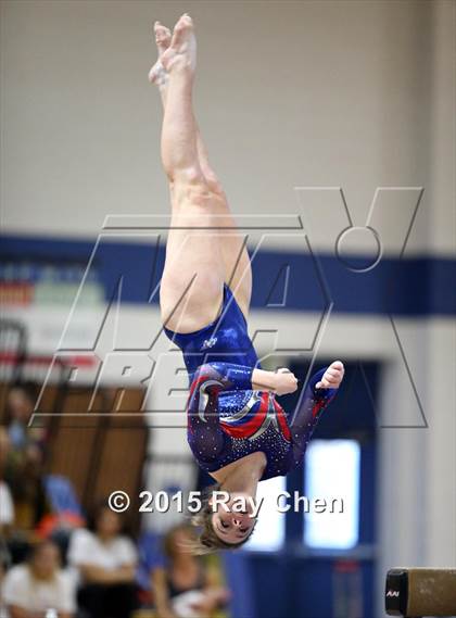 Thumbnail 2 in CHSAA 5A Gymnastics Championships (Day 1 First Half) photogallery.