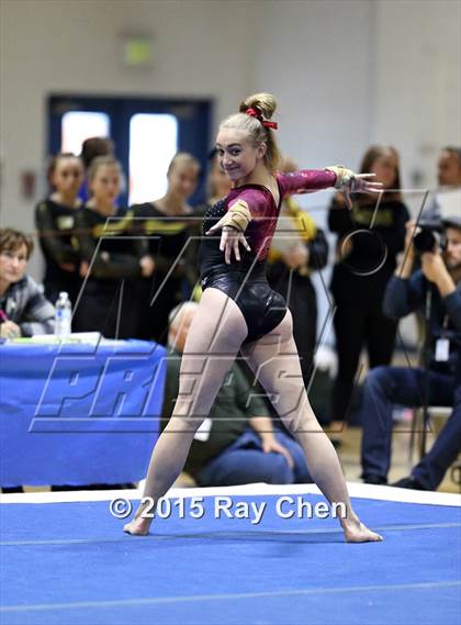 Thumbnail 3 in CHSAA 5A Gymnastics Championships (Day 1 First Half) photogallery.
