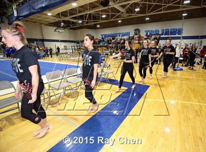 Thumbnail 3 in CHSAA 5A Gymnastics Championships (Day 1 First Half) photogallery.