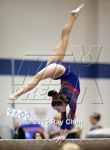 Thumbnail 3 in CHSAA 5A Gymnastics Championships (Day 1 First Half) photogallery.