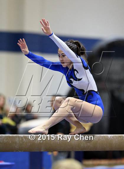 Thumbnail 2 in CHSAA 5A Gymnastics Championships (Day 1 First Half) photogallery.