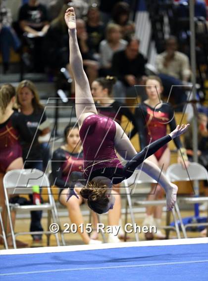 Thumbnail 2 in CHSAA 5A Gymnastics Championships (Day 1 First Half) photogallery.