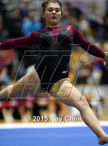 Thumbnail 2 in CHSAA 5A Gymnastics Championships (Day 1 First Half) photogallery.