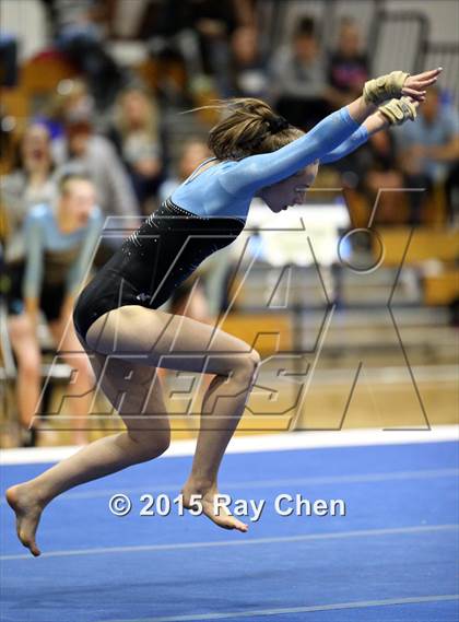 Thumbnail 2 in CHSAA 5A Gymnastics Championships (Day 1 First Half) photogallery.
