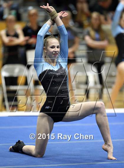 Thumbnail 1 in CHSAA 5A Gymnastics Championships (Day 1 First Half) photogallery.