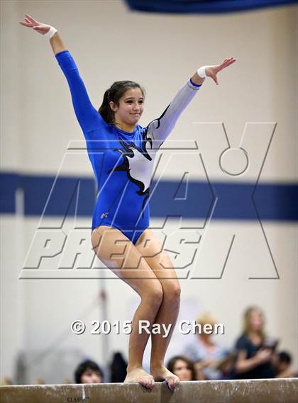 Thumbnail 2 in CHSAA 5A Gymnastics Championships (Day 1 First Half) photogallery.