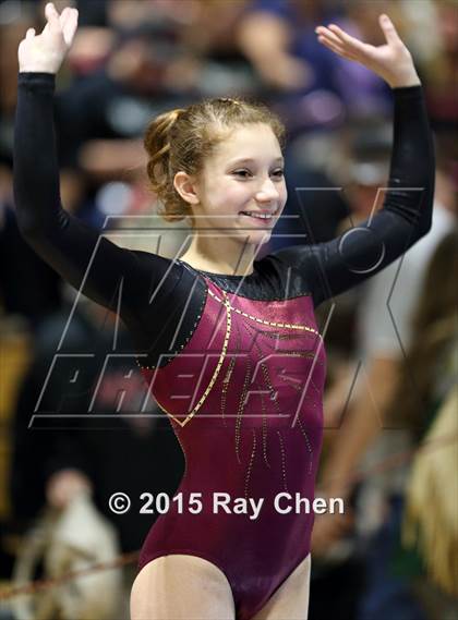 Thumbnail 1 in CHSAA 5A Gymnastics Championships (Day 1 First Half) photogallery.