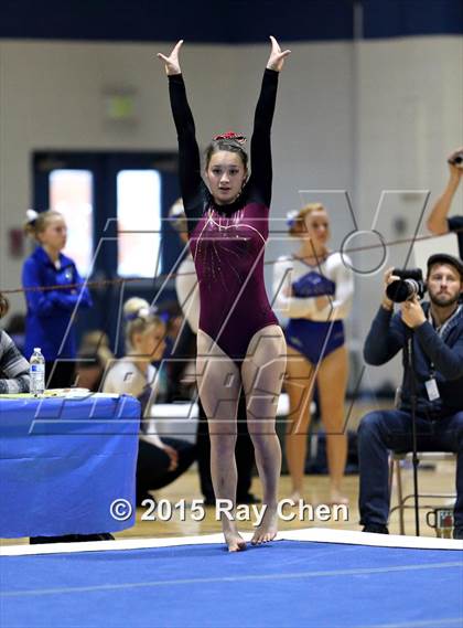 Thumbnail 2 in CHSAA 5A Gymnastics Championships (Day 1 First Half) photogallery.