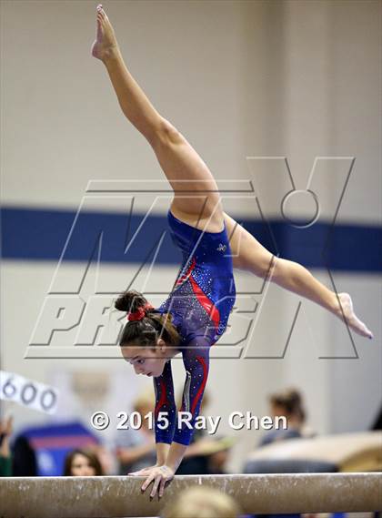 Thumbnail 1 in CHSAA 5A Gymnastics Championships (Day 1 First Half) photogallery.