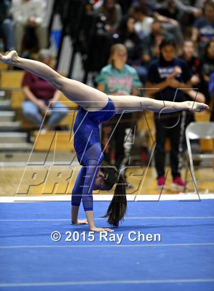 Thumbnail 3 in CHSAA 5A Gymnastics Championships (Day 1 First Half) photogallery.