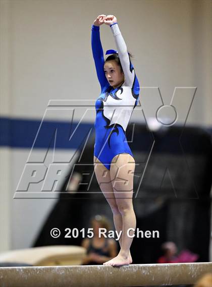 Thumbnail 2 in CHSAA 5A Gymnastics Championships (Day 1 First Half) photogallery.