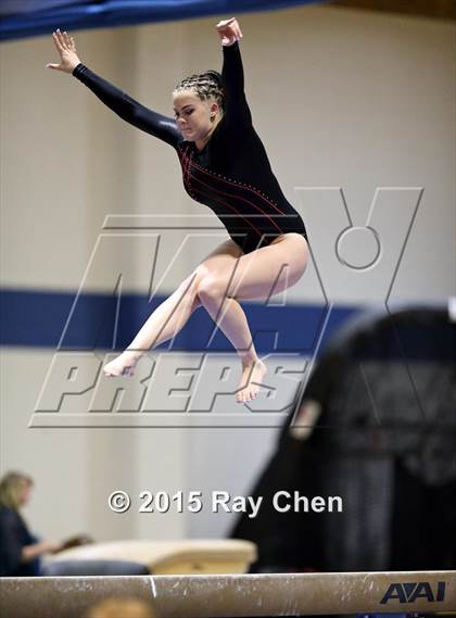 Thumbnail 1 in CHSAA 5A Gymnastics Championships (Day 1 First Half) photogallery.