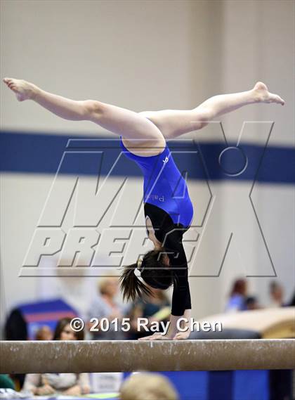 Thumbnail 1 in CHSAA 5A Gymnastics Championships (Day 1 First Half) photogallery.