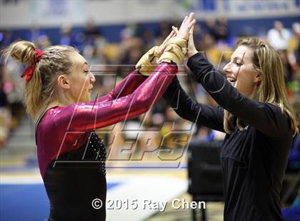 Thumbnail 3 in CHSAA 5A Gymnastics Championships (Day 1 First Half) photogallery.