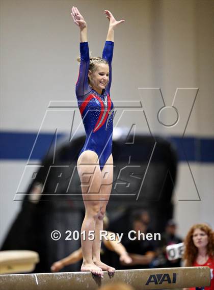 Thumbnail 2 in CHSAA 5A Gymnastics Championships (Day 1 First Half) photogallery.