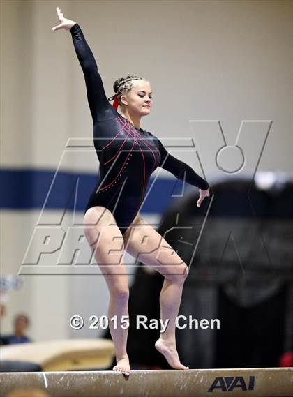 Thumbnail 1 in CHSAA 5A Gymnastics Championships (Day 1 First Half) photogallery.