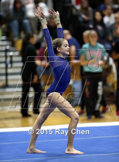 Thumbnail 2 in CHSAA 5A Gymnastics Championships (Day 1 First Half) photogallery.