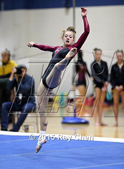 Thumbnail 2 in CHSAA 5A Gymnastics Championships (Day 1 First Half) photogallery.