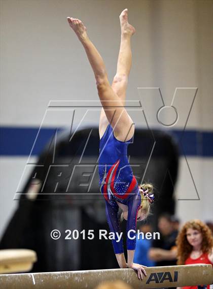 Thumbnail 3 in CHSAA 5A Gymnastics Championships (Day 1 First Half) photogallery.