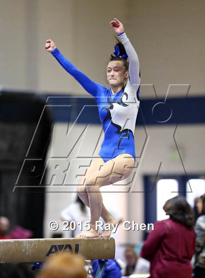 Thumbnail 3 in CHSAA 5A Gymnastics Championships (Day 1 First Half) photogallery.