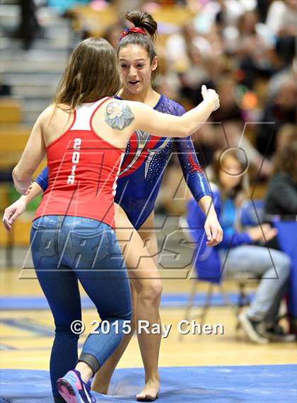 Thumbnail 1 in CHSAA 5A Gymnastics Championships (Day 1 First Half) photogallery.