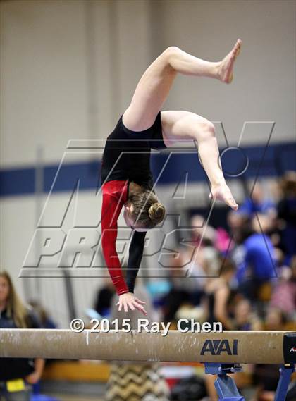 Thumbnail 2 in CHSAA 5A Gymnastics Championships (Day 1 First Half) photogallery.