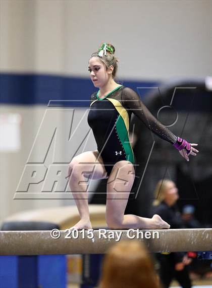 Thumbnail 3 in CHSAA 5A Gymnastics Championships (Day 1 First Half) photogallery.