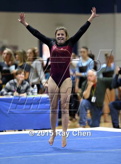 Thumbnail 3 in CHSAA 5A Gymnastics Championships (Day 1 First Half) photogallery.