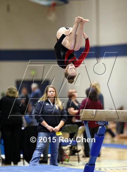 Thumbnail 2 in CHSAA 5A Gymnastics Championships (Day 1 First Half) photogallery.