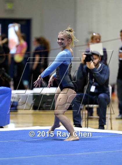 Thumbnail 3 in CHSAA 5A Gymnastics Championships (Day 1 First Half) photogallery.
