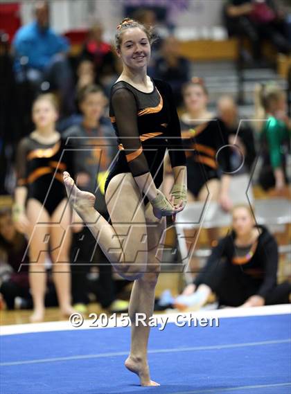 Thumbnail 2 in CHSAA 5A Gymnastics Championships (Day 1 First Half) photogallery.