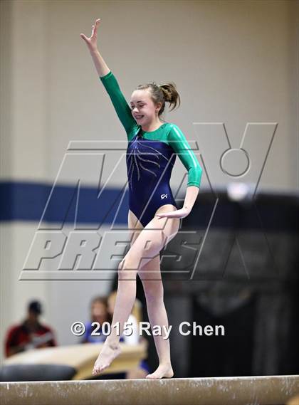 Thumbnail 3 in CHSAA 5A Gymnastics Championships (Day 1 First Half) photogallery.