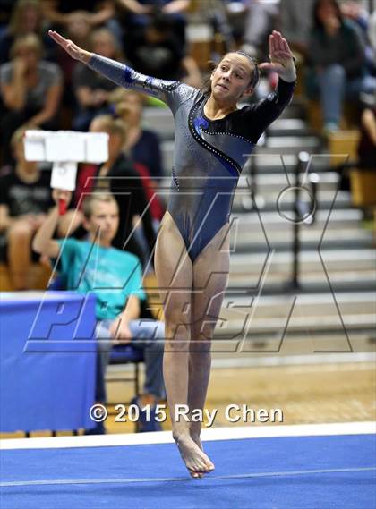 Thumbnail 3 in CHSAA 5A Gymnastics Championships (Day 1 First Half) photogallery.