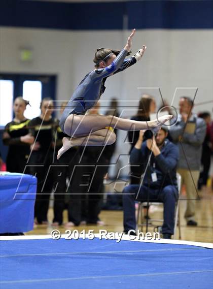 Thumbnail 1 in CHSAA 5A Gymnastics Championships (Day 1 First Half) photogallery.